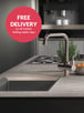 Culligan Rosemount Square 3-in-1 Instant Boiling Water Tap – Unfinished Brass 4